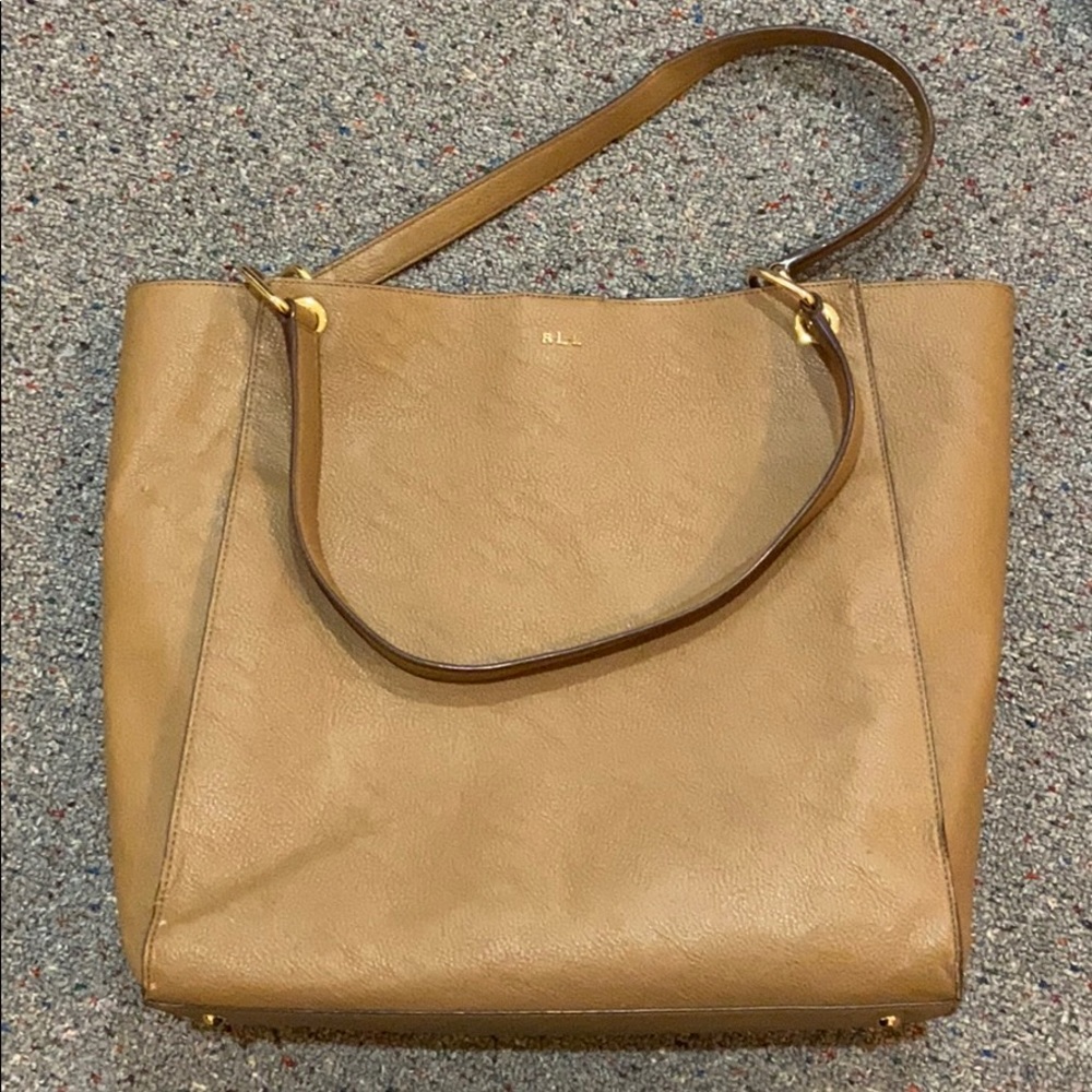 Ralph Lauren leather tote bag